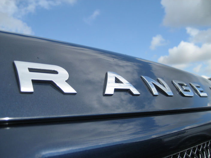 Chrome Bonnet Lettering - RANGE ROVER - Click Image to Close